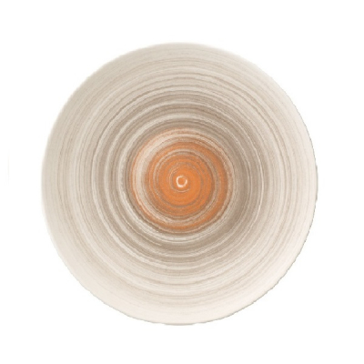 AMARAH TAUPE FLAT COUPE PLATE 25CM / 9.8Inch