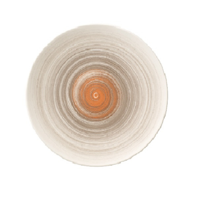 AMARAH TAUPE FLAT COUPE PLATE 21CM / 8.3Inch
