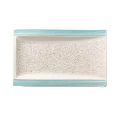 AMARAH AQUAMARIN PLATE FLAT RECTANGULAR 18X15CM / 7.1X5.9Inch