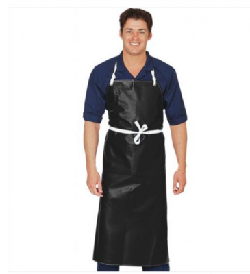 DENNYS COLOURED PVC WATERPROOF APRON 37 X 41Inch BLACK
