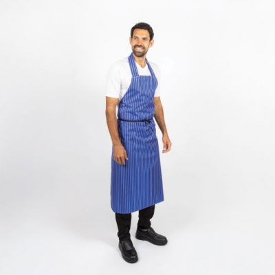 DENNYS WATERPROOF POLYURETHANE BIB APRON 35X39Inch ROYAL BLUE
