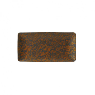 ARTIS PURITY PEARL RECTANGULAR PLATE 18X9CM / 7.1X3.5Inch GOLD