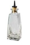 ARTIS DASH GLASS BOTTLE SQUARE 20CL 7OZ WITH CORK   X12