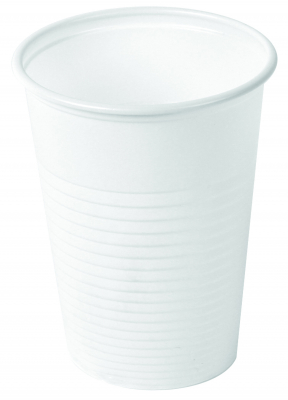 WHITE PLASTIC NON VEND 7OZ CUP X3000