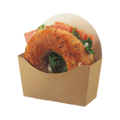 BAGEL SCOOP BROWN KRAFT 120 X 46 X 60/120MM