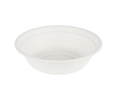 32OZ ROUND BAGASSE BOWL 208MM DIA 909ML 10X500 91025