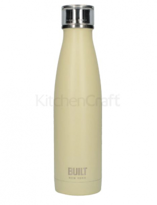 BUILT 17OZ DOUBLE WALLED S/S WATER BOTTLE VANILLA