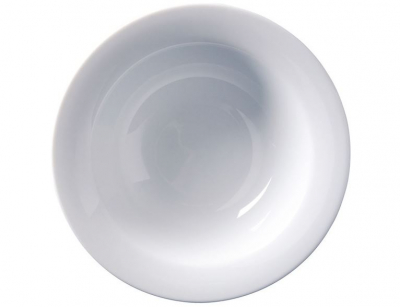 SUPERWHITE STONERIM FRUIT BOWL 6IN/16CM