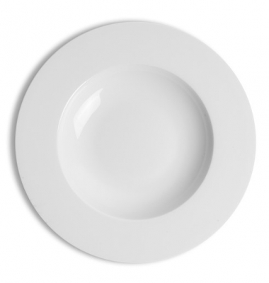 CREME MONET RIM SOUP BOWL 9Inch 23CM