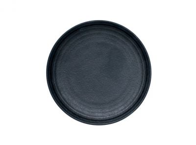 ARTISAN ONYX 17CM PLATE BLACK