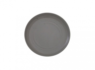 ARTISAN PEBBLE COUPE PLATE 17CM GREY
