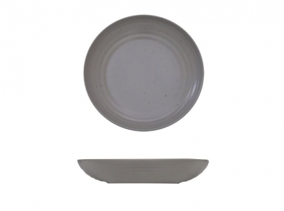 ARTISAN PEBBLE DEEP COUPE 25CM BOWL GREY