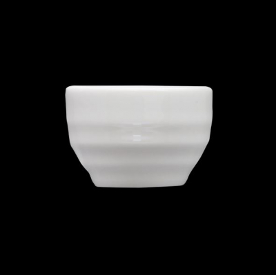 ARTISAN CREME GLOBE DIP POT 2.5OZ WHITE