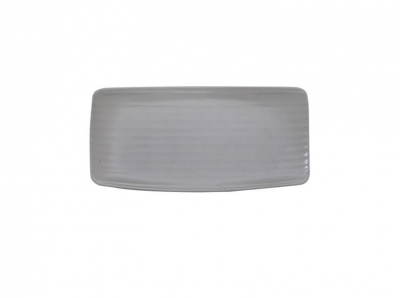 ARTISAN PEBBLE RECT PLATTER 30X15 GREY
