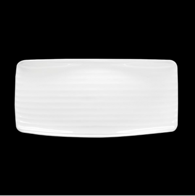 ARTISAN CREME RECT PLATTER 30 X15CM WHITE