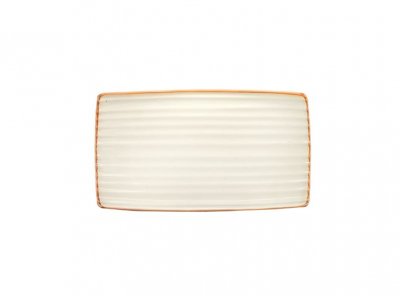 ARTISAN COAST RECT PLATTER 36X20CM CREAM