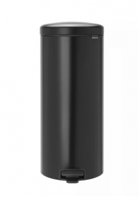 BRABANTIA NEWLCON PEDAL BIN MATT BLACK 30LTR