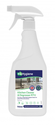 BIOHYGIENE KITCHEN CLEANER AND DEGREASER 6X750ML RTU