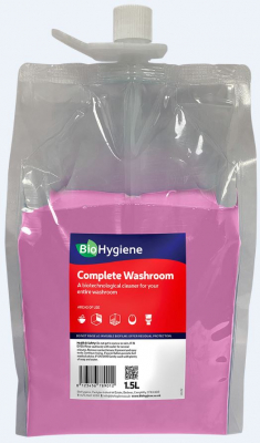 BIO HYGIENE COMPLETE WASHROOM CLEANER CONC. DOSING POUCH