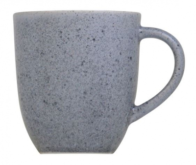 ARTISAN KERNOW VITRIFIED STONEWARE GREY MUG 12OX X6