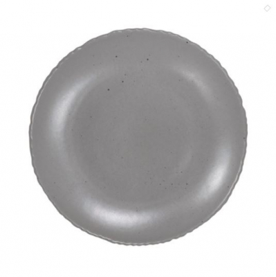 ARTISAN PEBBLE EROSION PLATE 27CM OX GREY