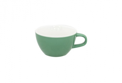 SUPERWHITE BOWL SHAPE CUP GREEN230ML/8OZ