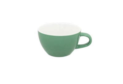 SUPERWHITE BOWL SHAPE CUP GREEN 340ML/12OZ