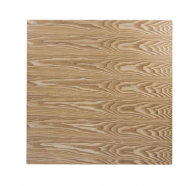 BOLERO PRE-DRILLED ASH VENEER NATURAL SQUARE TABLE TOP 700MM