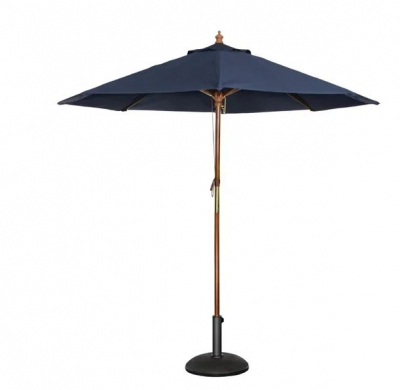 BOLERO ROUND PARASOL 3M DIA NAVY BLUE