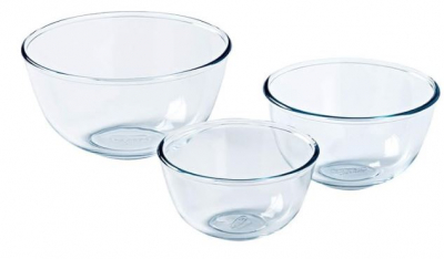PYREX 3 PIECE 5L,1L AND 2L BOWLS