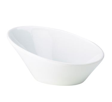 GENWARE PORCELAIN OVAL SLOPING  BOWL 21CM/ 8.25Inch