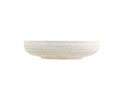 ARTISAN SHORE LOW BOWL 20CM 70CL CREAM