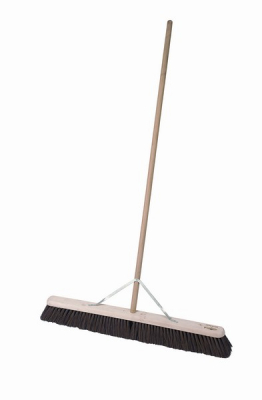 Trade Medium Sweeping Broom Fitted with Handle 12Inch