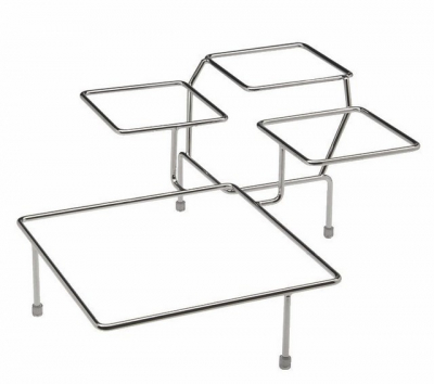 BUFFET STAND LARGE (4 BOWLS) 39X39X17CM/15.33X15.33X6.66Inch