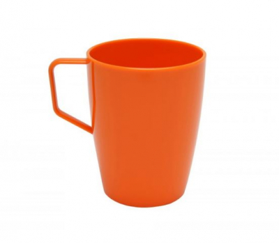 BEAKER WITH HANDLE ORANGE 28CL 009