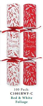 11Inch RED & WHITE FOLIAGE C CONTENT