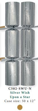 SILVER WISH UPON A STAR 12Inch CRACKER X50