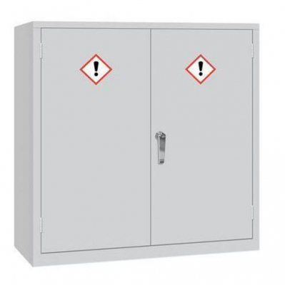 GREY COSHH CABINET WITH1 SHELF 1000X915X457 MM A350635