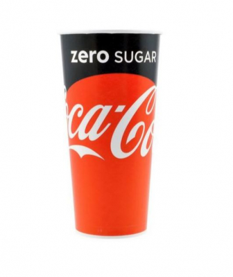 COCA COLA ZERO COLD CUP 22OZ