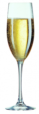 CHEF & SOMMELIER CABERNET EFFERVESCENT FLUTE 5.5OZ/160ML LINED AT 125ML CE