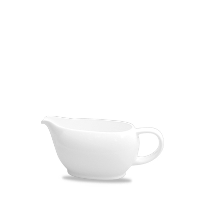 CHURCHILL ALCHEMY FINE CHINA WHITE SAUCE BOAT 12OZ