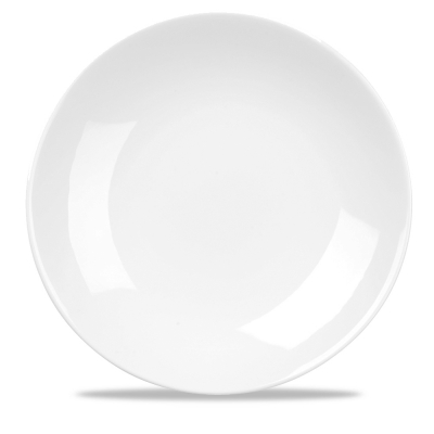 CHURCHILL ALCHEMY FINE CHINA WHITE BALANCE COUPE PLATE 10.6Inch