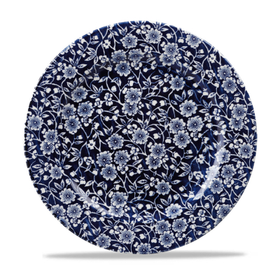 CHURCHILL SUPER VITRIFIED VINTAGE PRINTS WILLOW VICTORIAN CALICO PLATE 10.9Inch