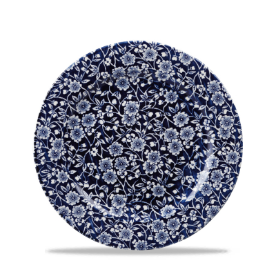 CHURCHILL SUPER VITRIFIED VINTAGE PRINTS WILLOW VICTORIAN CALICO PLATE 8.3Inch