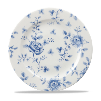 CHURCHILL SUPER VITRIFIED VINTAGE PRINTS PRAGUE ROSE CHINTZ PLATE 10.9Inch