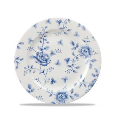 CHURCHILL SUPER VITRIFIED VINTAGE PRINTS PRAGUE ROSE CHINTZ PLATE 8.3Inch