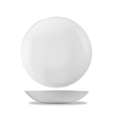 CHURCHILL SUPER VITRIFIED EVOLVE WHITE COUPE BOWL 15OZ