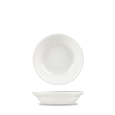 CHURCHILL SUPER VITRIFIED WHITE RIMLESS FRUIT BOWL 4.9OZ