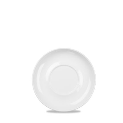 CHURCHILL SUPER VITRIFIED COMPACT WHITE SAUCER 6Inch