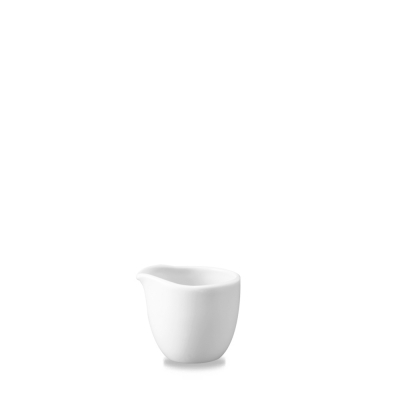 CHURCHILL SUPER VITRIFIED WHITE MEDITERRANEAN MINI JUG 3.2OZ